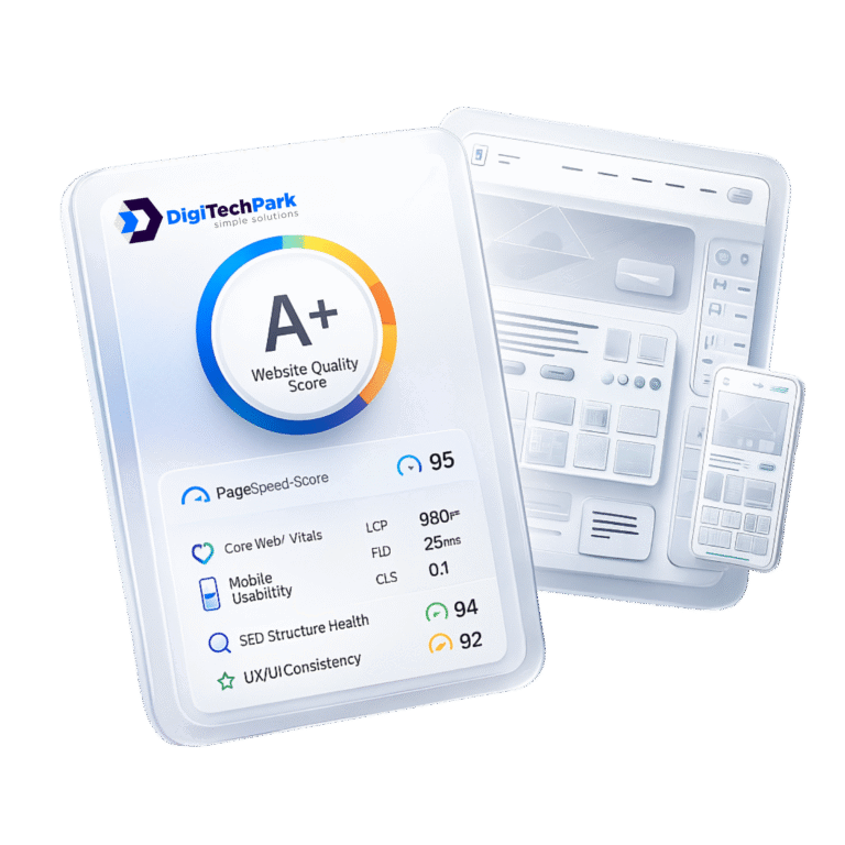 web design and development service digitechpark.co